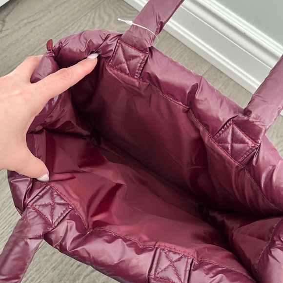Marc Jacobs Burgundy Puffer Tote - Picture 4 of 4